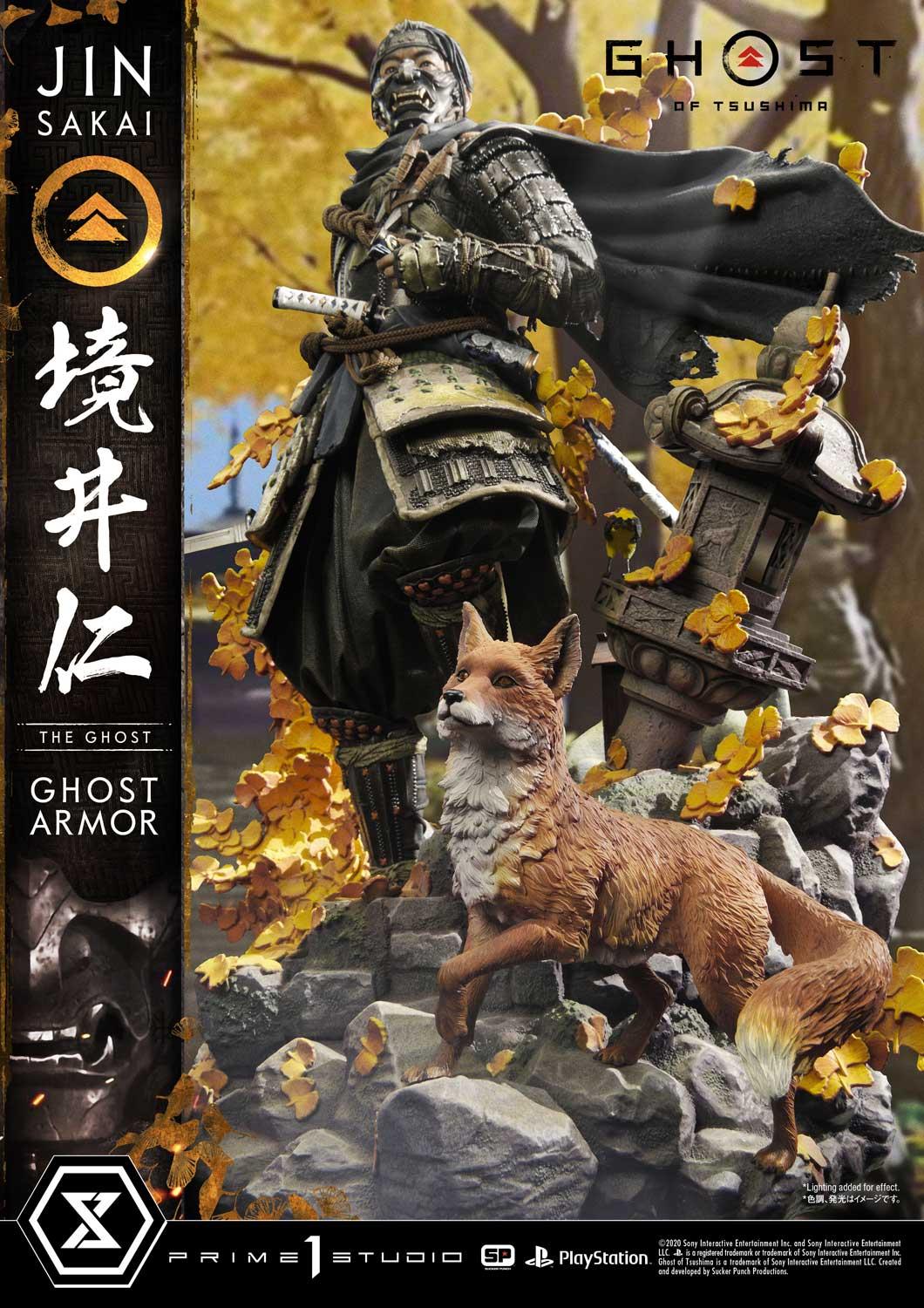 Estatua Ghost of Tsushima 1/4 Jin Sakai 58 cm Regular Limited Edition Nº 85/200