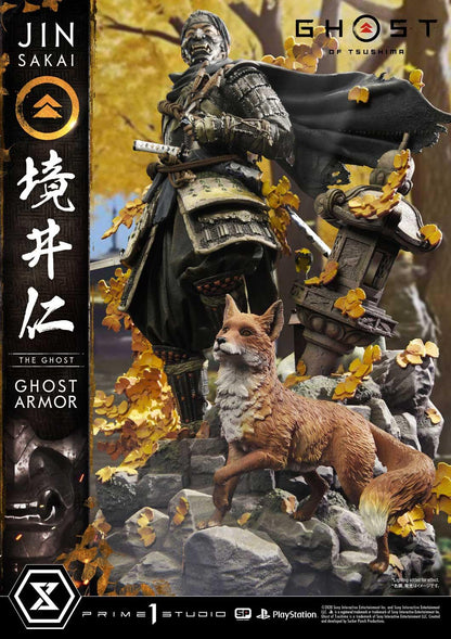 Estatua Ghost of Tsushima 1/4 Jin Sakai 58 cm Regular Limited Edition Nº 85/200