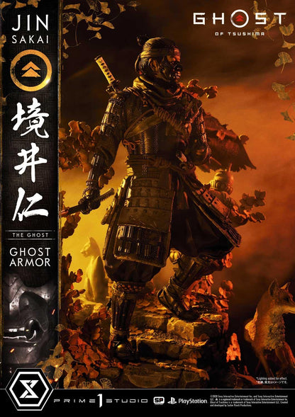 Estatua Ghost of Tsushima 1/4 Jin Sakai 58 cm Regular Limited Edition Nº 85/200