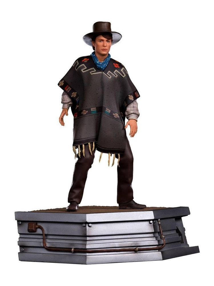 Figura Regreso al Futuro III Estatua 1/10 Art Scale Marty McFly 23 cm