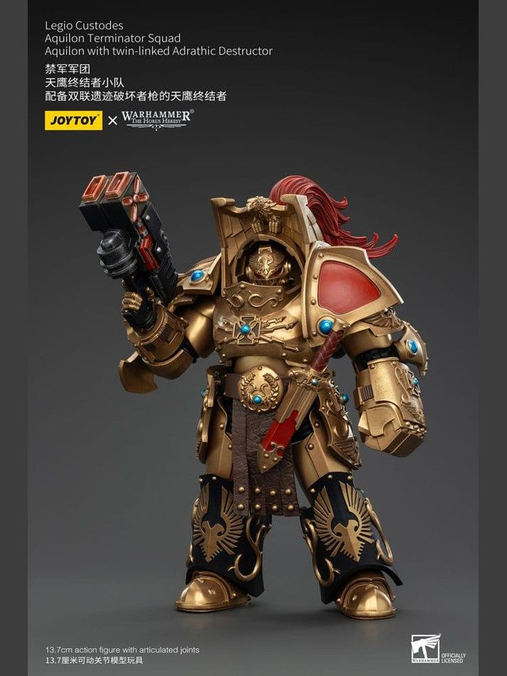 The Horus Heresy Legio Custodes Aquilon Terminator Squad Aquilon twin-linked Adrathic Destructor 14