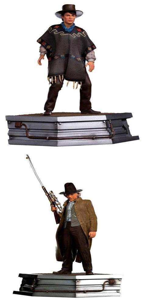 Pack Iron Studios 1/10 Regreso al Futuro III Marty y Doc Brown